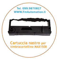 Cartuccia di ricambio originale per timbracartellino max 1500 e max 1100