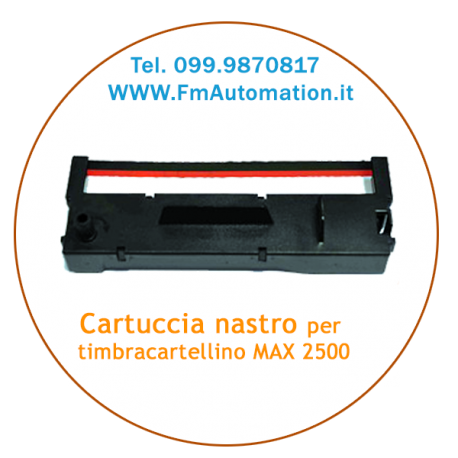 Cartuccia di ricambio originale per timbracartellino max 1500 e max 1100