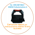 Cartuccia nastro timbracartellino  VERTEX TR-810 BLACK/RED