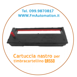 Cartuccia nastro per timbracartellino QR 550