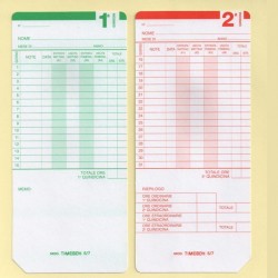 CARTELLINO cartellino bifacciale MOD. TIMEBOY 5/7