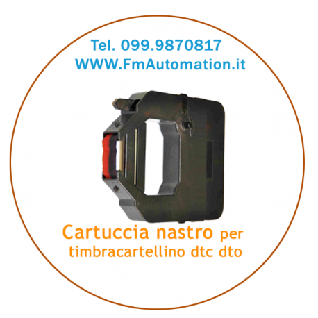 Cartuccia nastro per timbracartellino DTC DTO