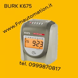 TIMBRACARTELLINI BURK K675 CON TOTALIZZATORE ORE