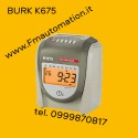 TIMBRACARTELLINI BURK K675 CON TOTALIZZATORE ORE