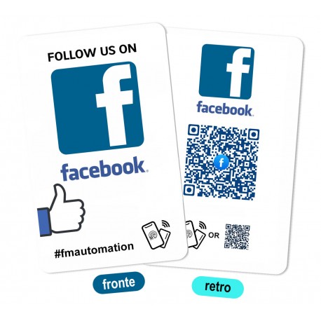 Facebook card nfc  Generatore di follower sui social media Ottieni follower per facebook Carte NFC digitali